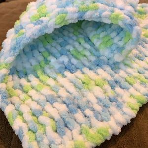 Handmade tiny baby blanket